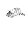 Diagram for 2011 Dodge Nitro Yaw Sensor - 56029466AA