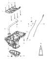 Diagram for Jeep Oil Pan - 68051598AC
