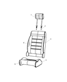 Diagram for 2012 Jeep Wrangler Seat Cover - 1YG40KX1AA