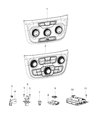 Diagram for Jeep Compass HVAC Control Module - 68484296AB