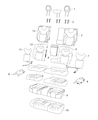 Diagram for 2019 Jeep Cherokee Seat Cover - 6ST37DX9AE