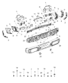 Diagram for 2022 Jeep Wrangler Bumper - 6QE17RXFAC