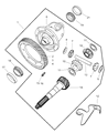 Diagram for 2000 Chrysler Town & Country Differential - 4800031AA