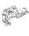 Diagram for 1999 Dodge Ram 1500 Transmission Oil Cooler Hose - 52028732AC