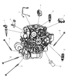 Diagram for Dodge Ram 2500 Throttle Position Sensor - 5017479AA