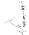 Diagram for Chrysler Sebring Sway Bar Kit - MR369694