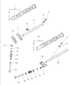 Diagram for Chrysler Sebring Exhaust Valve - MD306183