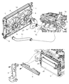 Diagram for Chrysler Pacifica Cooling Fan Assembly - 5102428AA