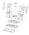 Diagram for 2021 Chrysler 300 Seat Cover - 6XM81ND2AA