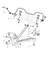 Diagram for 2010 Jeep Liberty Track Bar - 52109914AB