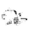 Diagram for 2010 Dodge Avenger Air Duct - 4891822AC