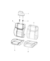 Diagram for Chrysler 300 Seat Cover - 7BT12ML2AA