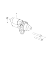 Diagram for Ram ProMaster 3500 Starter Motor - 4801839AD