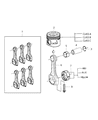 Diagram for Jeep Piston Ring Set - 68211169AA