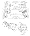 Diagram for 1998 Chrysler Cirrus Seat Belt - PP84SAZ