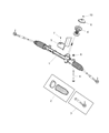 Diagram for 2016 Jeep Renegade Tie Rod End - 68275052AA