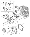 Diagram for 2003 Dodge Intrepid Timing Chain Guide - 4663636