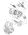 Diagram for Chrysler LHS Wheel Stud - 6504891AA