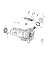 Diagram for 2022 Jeep Cherokee Transfer Case Seal - 68224115AA