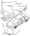 Diagram for Dodge Stratus Windshield Washer Nozzle - 4805241AG