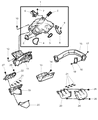 Diagram for 2007 Chrysler Town & Country Exhaust Heat Shield - 4781170AC