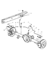 Diagram for 2007 Dodge Ram 2500 Brake Line - 52121391AC