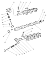 Diagram for Chrysler Rocker Arm Pivot - 4648691