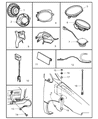 Diagram for 2000 Chrysler Voyager Antenna Cable - 4685598AC