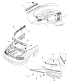 Diagram for 2000 Chrysler Sebring Door Moldings - SB43DX8AA