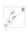 Diagram for 2017 Ram 3500 Drive Shaft - 5146802AA