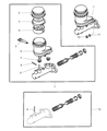 Diagram for Chrysler Brake Fluid Level Sensor - MR449412