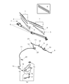 Diagram for Chrysler Sebring Windshield Washer Nozzle - MR598792