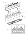 Diagram for Jeep Cherokee Cylinder Head Bolts - 6035515