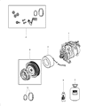 Diagram for 2010 Chrysler 300 A/C Clutch - 5140426AA