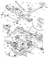 Diagram for Chrysler Voyager Axle Beam Mount - 5006950AA