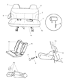 Diagram for 2007 Dodge Caravan Seat Cushion - 1HH221D5AA