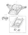 Diagram for 2012 Ram 1500 Dome Light - 1VF20BD1AA