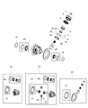 Diagram for 2020 Jeep Wrangler Differential Bearing - 68400363AA