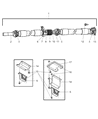 Diagram for 2004 Dodge Ram 2500 Universal Joint - 5102157AA
