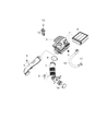 Diagram for 2015 Jeep Renegade Air Duct - 68274912AA