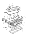 Diagram for Chrysler Sebring Cylinder Head Gasket - 4884443AB