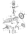 Diagram for Dodge Ram 1500 Flywheel Ring Gear - 4428037
