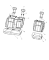 Diagram for Dodge Ram 1500 Seat Cover - 1NL59DK2AA