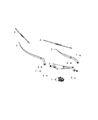 Diagram for 2021 Jeep Cherokee Wiper Pivot - 68197133AD