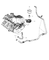 Diagram for 2008 Dodge Charger Transmission Oil Cooler Hose - 4792844AC