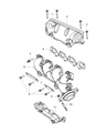 Diagram for 2021 Jeep Grand Cherokee Exhaust Manifold - 5038536AD