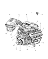Diagram for Dodge Crankcase Breather Hose - 53032811AA