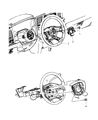 Diagram for Ram 4500 Steering Wheel - 1PS441DVAC