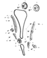 Diagram for 2021 Jeep Cherokee Timing Chain Guide - 5047364AA