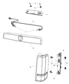 Diagram for 2009 Jeep Liberty Tail Light - 55157348AB